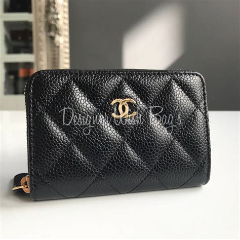 chanel small black wallet|Chanel small wallet korea.